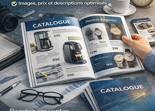 📘 Valorisez Vos Produits avec un Catalogue Professionnel signé HOSTCM !