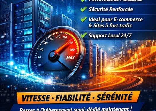 🚀 Boostez la Performance de Votre Site avec l’Hébergement Semi-Dédié !