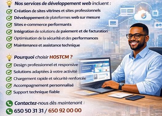 🌐🚀 Développez votre Présence en Ligne avec des Solutions Web Sur Mesure !