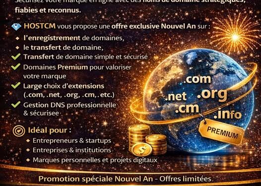 🌟🌍 Offre Premium Nouvel An – Noms de Domaine & Domaines Premium 🌍🌟