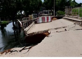 🌧️ Extrême-Nord : un pont stratégique s’effondre à Yagoua après des pluies diluviennes